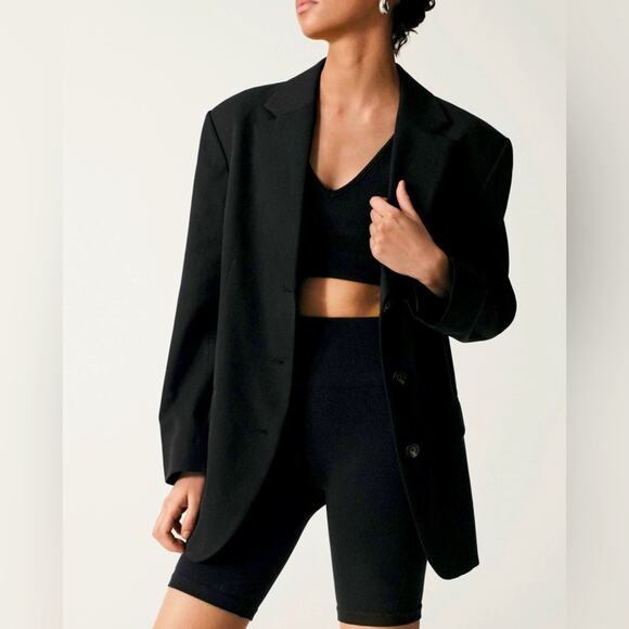 Everlane the 80s Blazer in black Size 2 - Picture 2 of 10